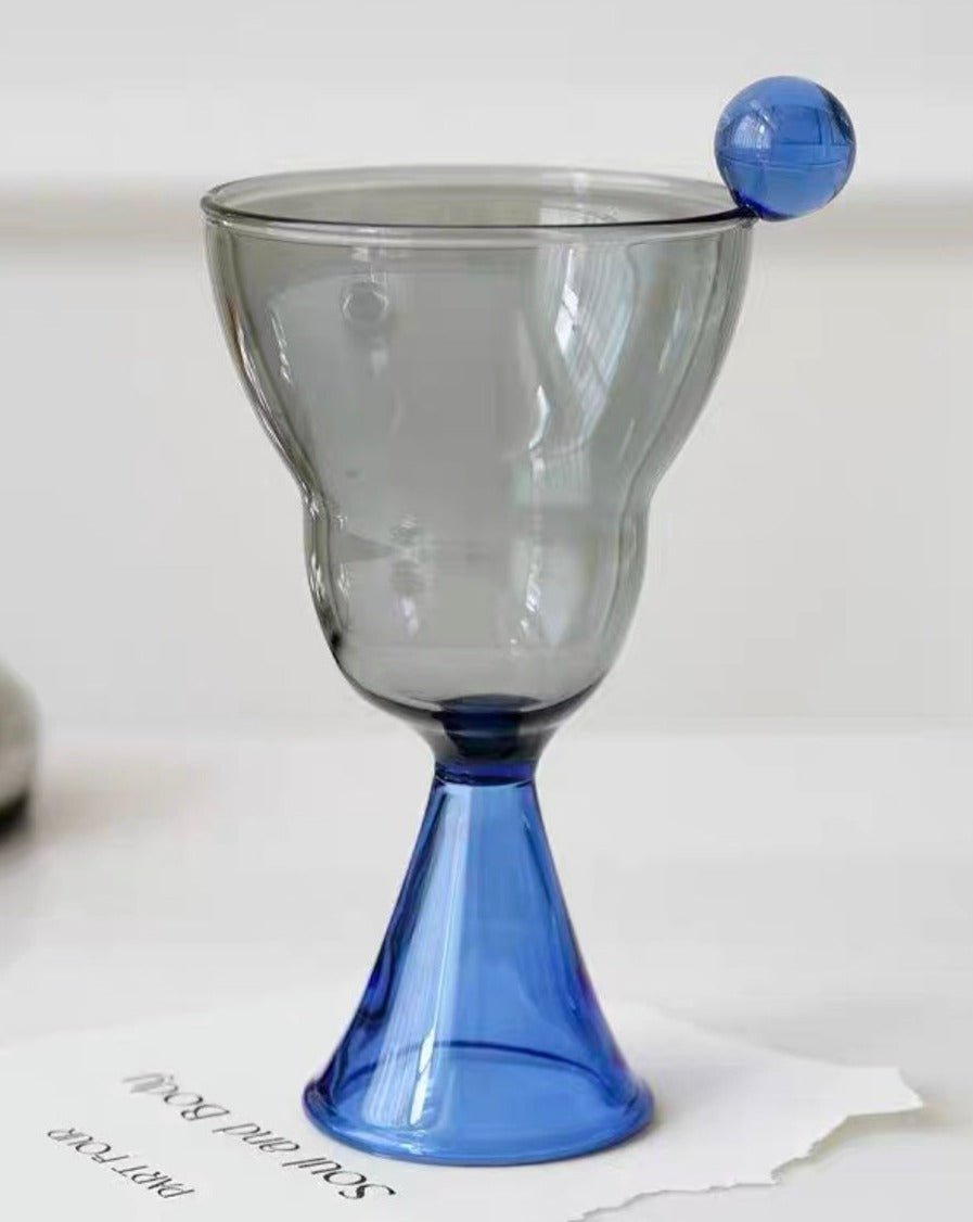 Hand Blown Bonbon Martini Glass