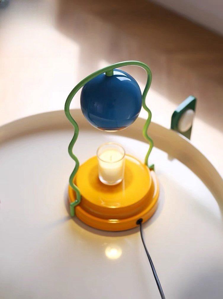 Cute Retro Eclectic Candle Warmer Lamp