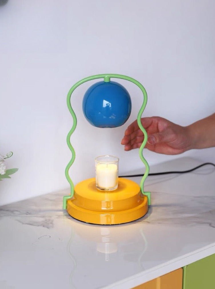 Cute Retro Eclectic Candle Warmer Lamp