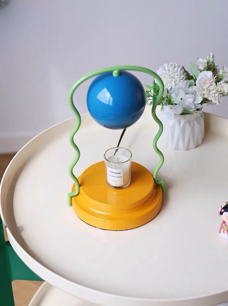 Cute Retro Eclectic Candle Warmer Lamp