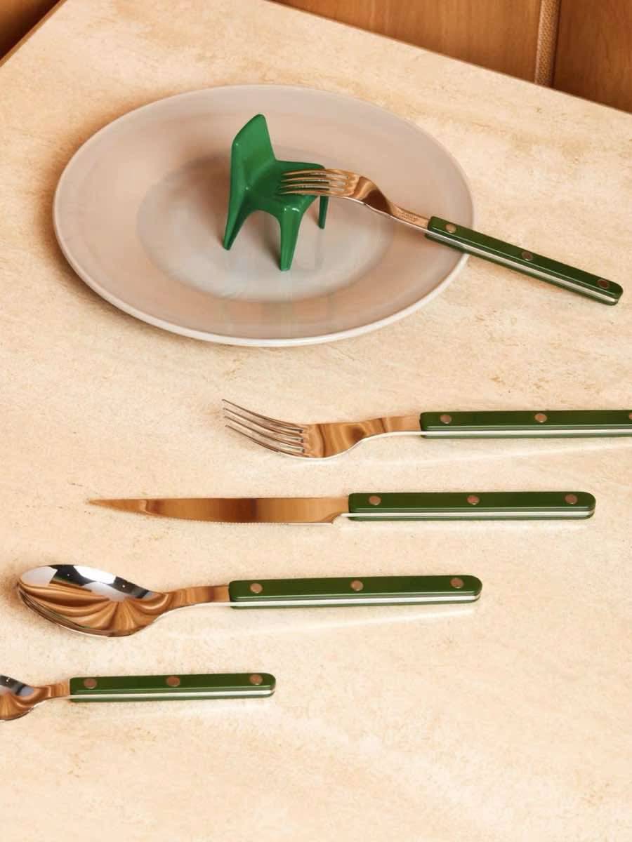 Set Of 10 Pcs French Dopamine Flatware