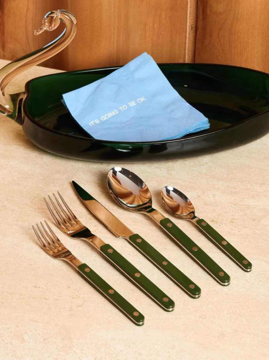 Set Of 10 Pcs French Dopamine Flatware