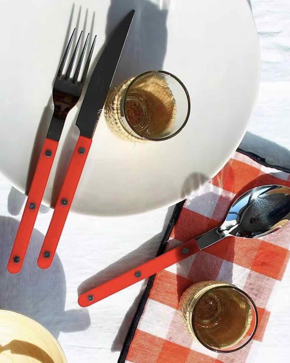 Set Of 10 Pcs French Dopamine Flatware