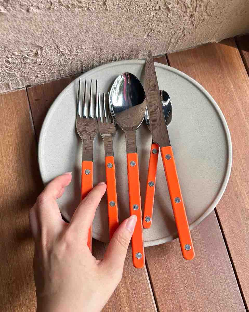 Set Of 10 Pcs French Dopamine Flatware